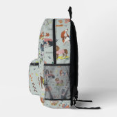 Kute Little Puppy Dog Pet Patroon Bedrukte Rugzak (Rechts)