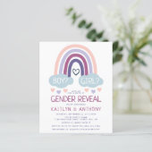 Kute Little Rainbow Gender Reopenbaart partijuitno (Staand voorkant)