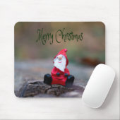 Kute Little Santa Clause Merry Kerstry Muismat (Met muis)