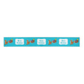 Kute Little Scrucffy Reindekerstlint Grosgrain Lint (Voorkant)