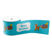 Kute Little Scrucffy Reindekerstlint Grosgrain Lint (Spoel)
