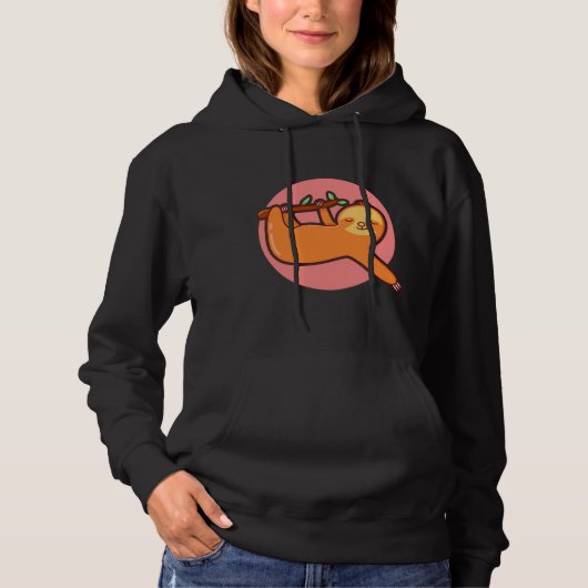Kute Little Sloth Hoodie (Voorkant)