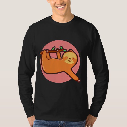 Kute Little Sloth T-shirt (Voorkant)