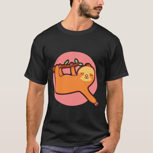 Kute Little Sloth T-shirt (Voorkant)