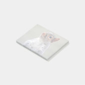Kute Little Soft and Fluffy Grey Squirrel Post-it® Notes (Schuin)
