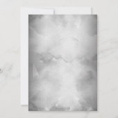 Kute Little Star is Born Clouds Birth Announance Kaart (Achterkant)