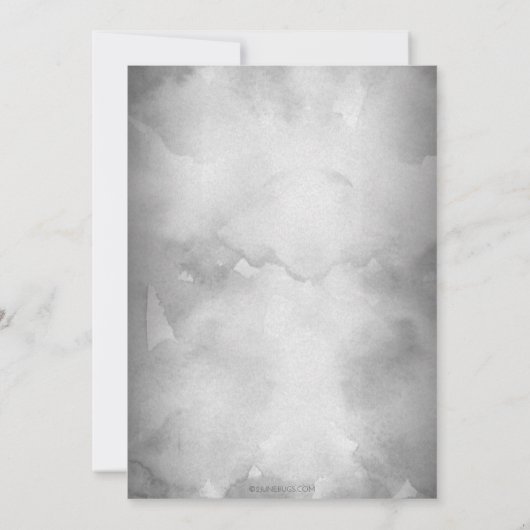 Kute Little Star is Born Clouds Birth Announance Kaart (Achterkant)