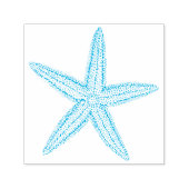Kute Little Starfish Beach Weddenschap Stationery Zelfinktende Stempel (Design)