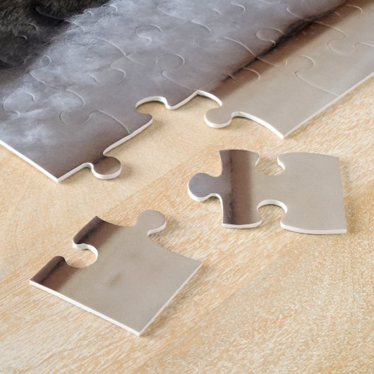 Kute Little Striped Kat Legpuzzel (Zijkant)