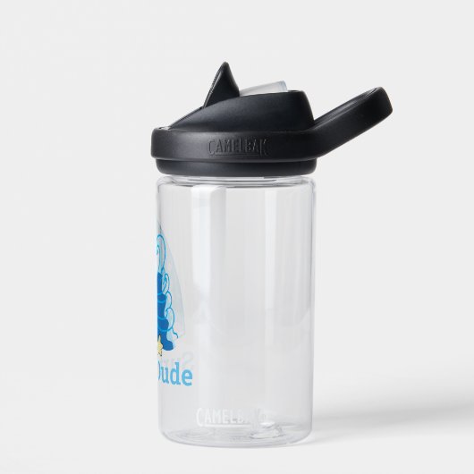 Kute Little Surfer Dude Surfboard en Wave Waterfles (Links)