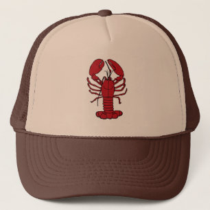 Kute Lobster Nautical Bandvrachtwagen — hoed Trucker Pet