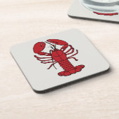 Kute Lobster Nautical strand onderzetter set (Linkerzijde)