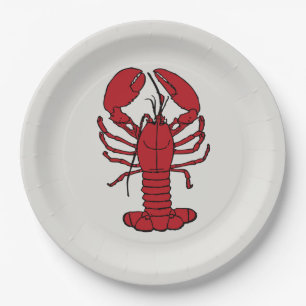 Kute Lobster Nautical strand paper bord