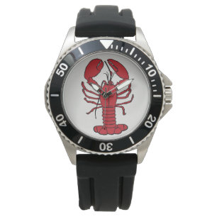 Kute Lobster Nautical strand watch Horloge