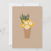 Kute long Distance Spring Floral Baby shower Kaart (Achterkant)