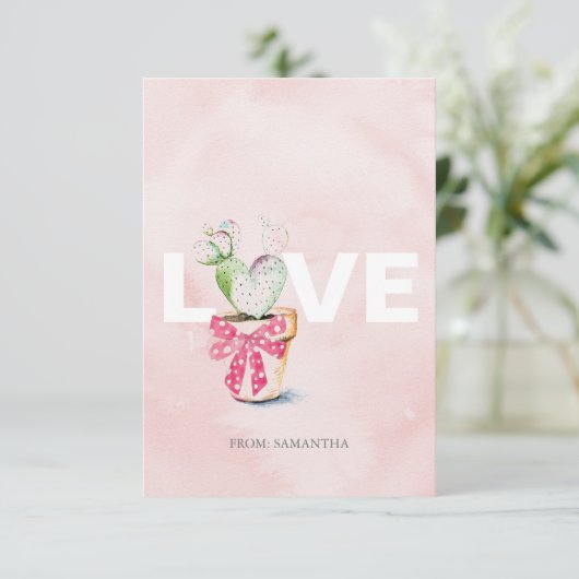 Kute Love and Heart Kinder Classroom Valentijn Car (Staand voorkant)