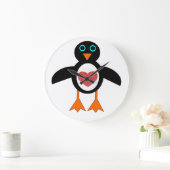 Kute Love Heart Penguin Wall klok (Huis)