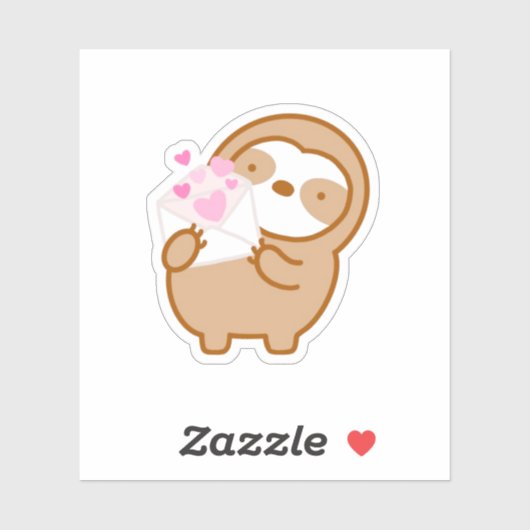 Kute Love Letter-sleuf Sticker (Vel)
