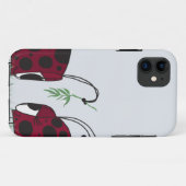 Kute luibugs en mistletoe Case-Mate iPhone case (Achterkant (horizontaal))