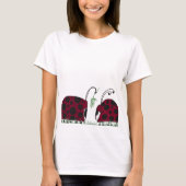 Kute luibugs en mistletoe t-shirt (Voorkant)