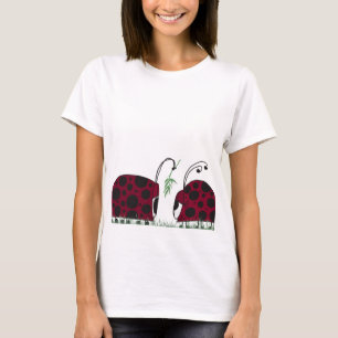 Kute luibugs en mistletoe t-shirt