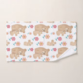 Kute luienmoeder met baby Moederdag Bad Handdoek (Handdoek)