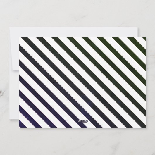 Kute luier en veeg doucheuitnodiging af feestdagenkaart (Achterkant)