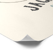 Kute Mad Hatter Victoriaans naaimuis Poster (Hoek)