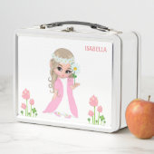 Kute Magic Fairy and Flowers Metal Lunch Box (In situ)