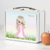 Kute Magic Fairy and Flowers Metal Lunch Box (In situ)