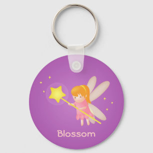 Kute Magische Fairy met Wand, voor meisjes Sleutelhanger
