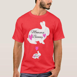 Kute mam bunny Paashaas voor drachtige moeders T-shirt