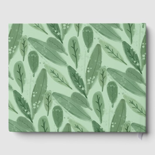 Kute mam en Baby Sloth Guest Book Gastenboek (Achterkant)