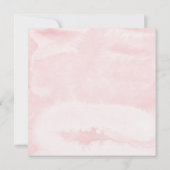 Kute mammie in Baby Elephant w Foliage Girl Shower Kaart (Achterkant)