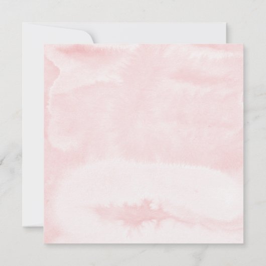 Kute mammie in Baby Elephant w Foliage Girl Shower Kaart (Achterkant)