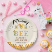 Kute mammie tot genenneutraal baby shower papieren bordje (Feest)