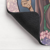 Kute manale Elf en Bleke Cream Butterfly Muismat (Hoek)