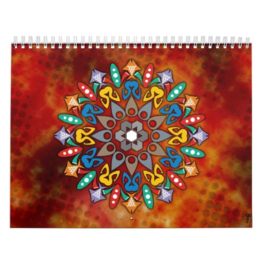 Kute mandala-kleurboek Agenda Kalender (Hoes)