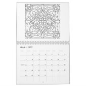 Kute mandala-kleurboek Agenda Kalender (Mar 2027)