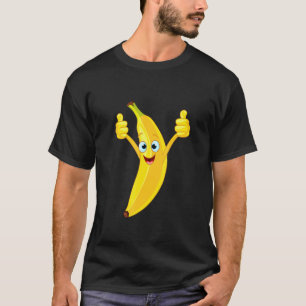 Kute Mannen Humor Grafische bananen T-shirt