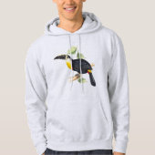 Kute mannen overhemden hoodie (Voorkant)