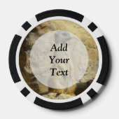 Kute meerfoto poker chips (Achterkant)