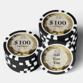Kute meerfoto poker chips (Opstapeling)