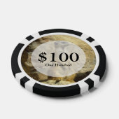 Kute meerfoto poker chips (Enkel)