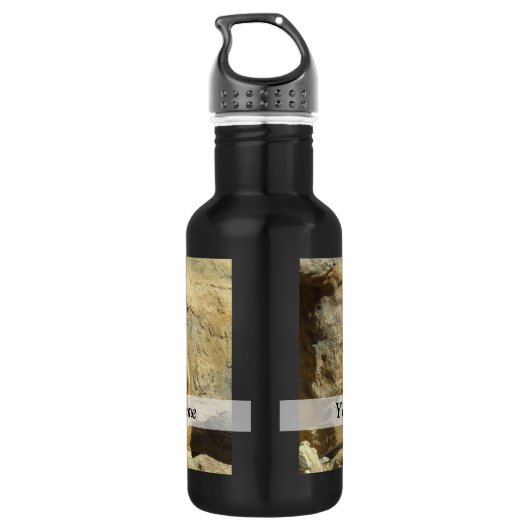 Kute meerfoto waterfles  (Achterkant)