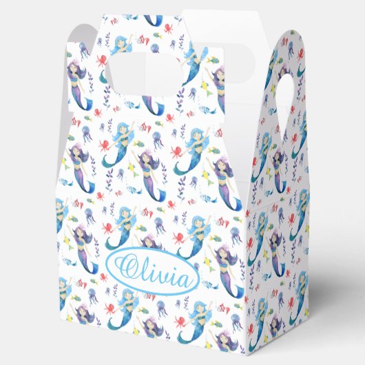 Kute mermaids onder het Zee Bedankdoosjes (Geopend)