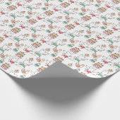 Kute Mice Bakery Chef Tekening Cadeaupapier (Hoek)