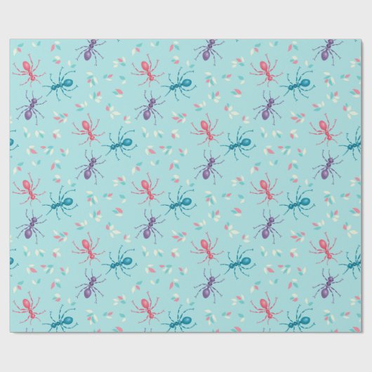 Kute mieren goblincore insectenliefhebber entomolo cadeaupapier (Vlak)