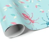 Kute mieren goblincore insectenliefhebber entomolo cadeaupapier (Rol Hoek)