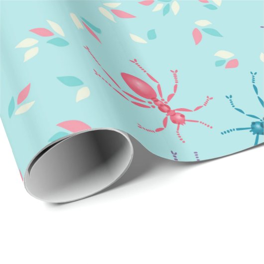 Kute mieren goblincore insectenliefhebber entomolo cadeaupapier (Rol Hoek)